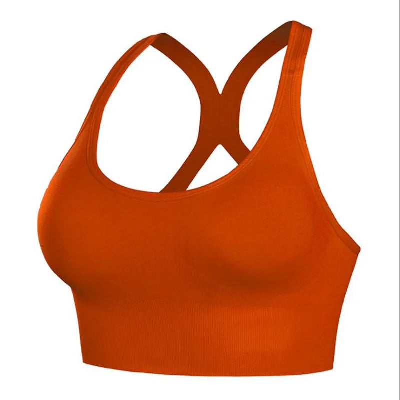 Solid Color Sports Bra