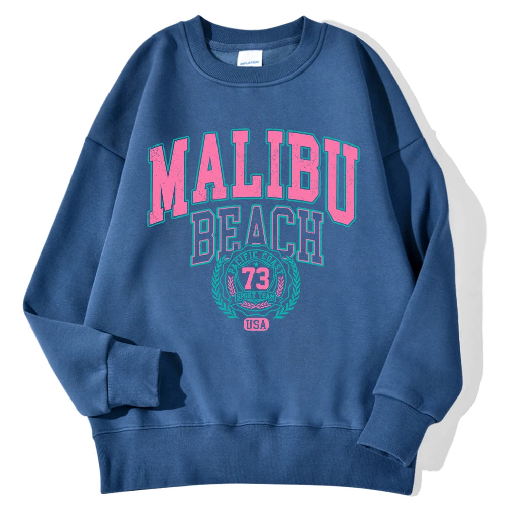 New York/ California/ Malibu Letter Sweatshirts