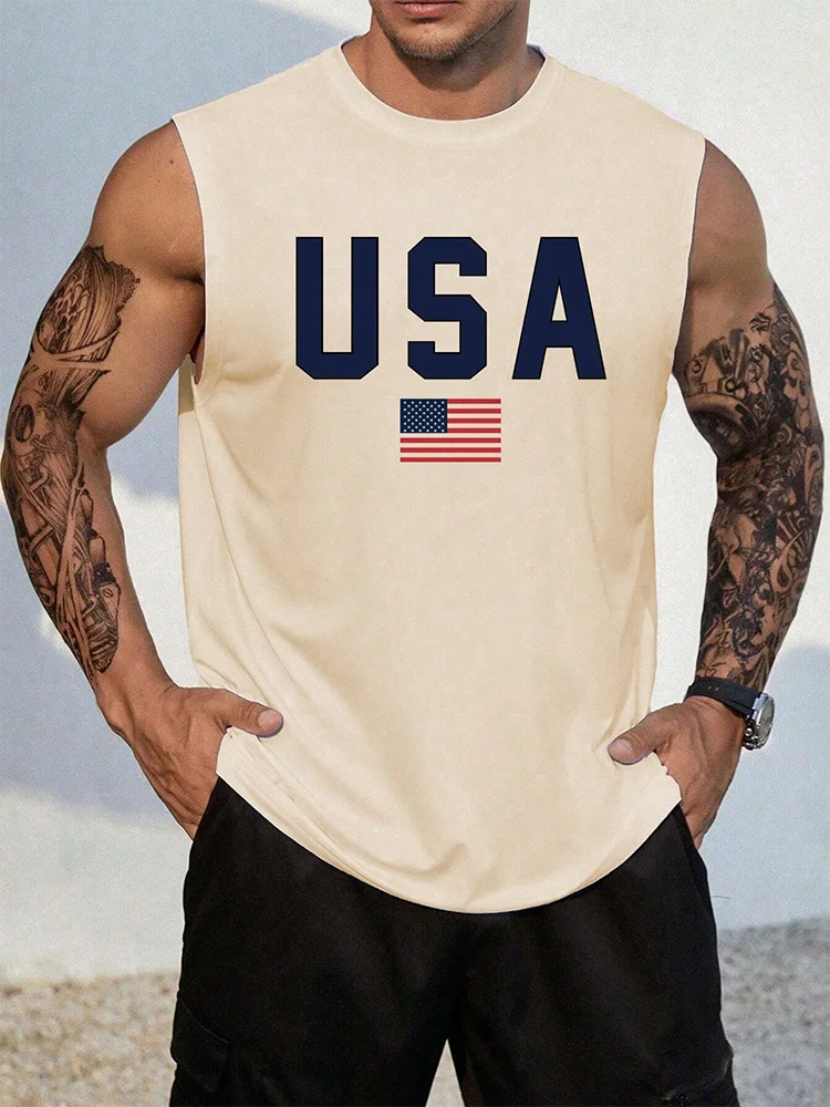 Summer Daily Exercise Men's Tank Top