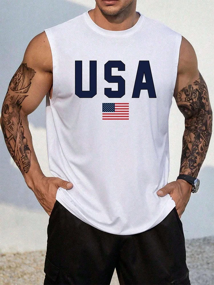 Summer Daily Exercise Men's Tank Top