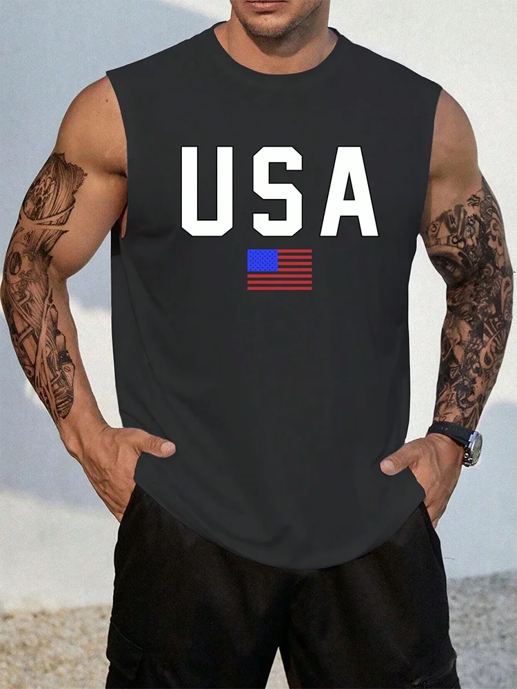 Summer Daily Exercise Men's Tank Top