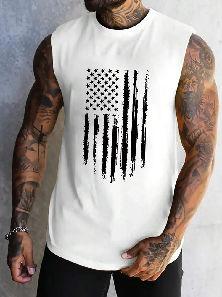 Summer Daily Exercise Men's Tank Top