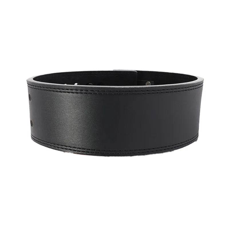 Soft Leather Fitness Waist Belt
