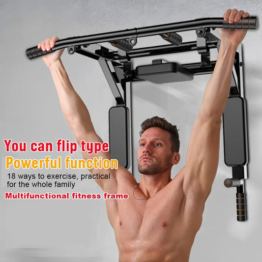 Heavy-Duty Foldable Wall Pull-Up Bar