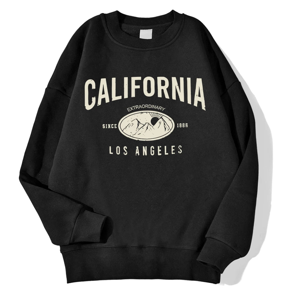 New York/ California/ Malibu Letter Sweatshirts
