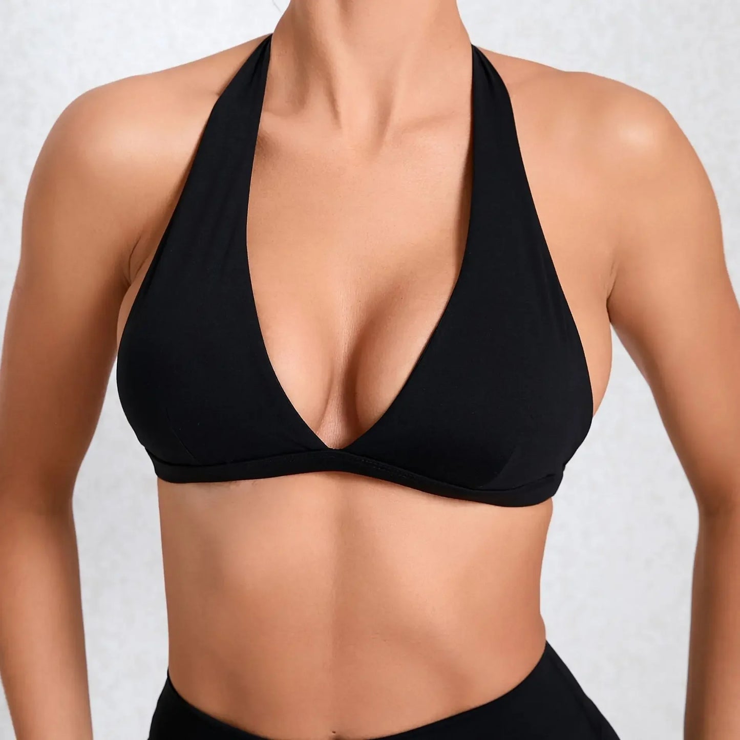 Sexy V-neck Sport Bra