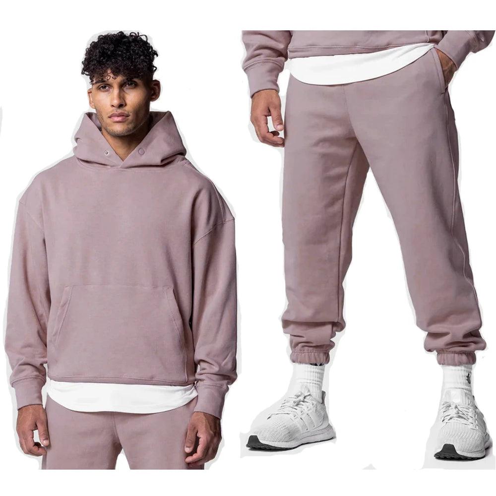 Hooded tracksuit set