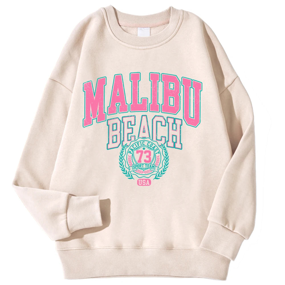 New York/ California/ Malibu Letter Sweatshirts