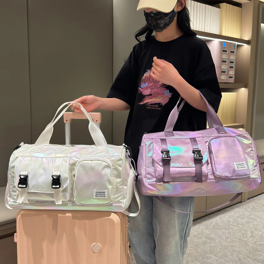 Women's Nylon Travel Duffel Bag