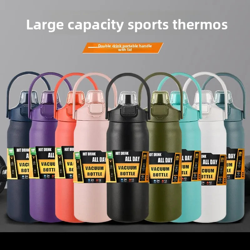 Portable 304 Stainless Steel Thermal Mug Tumbler