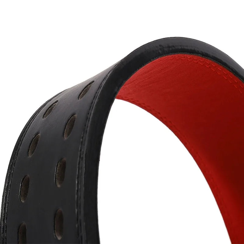 Soft Leather Fitness Waist Belt