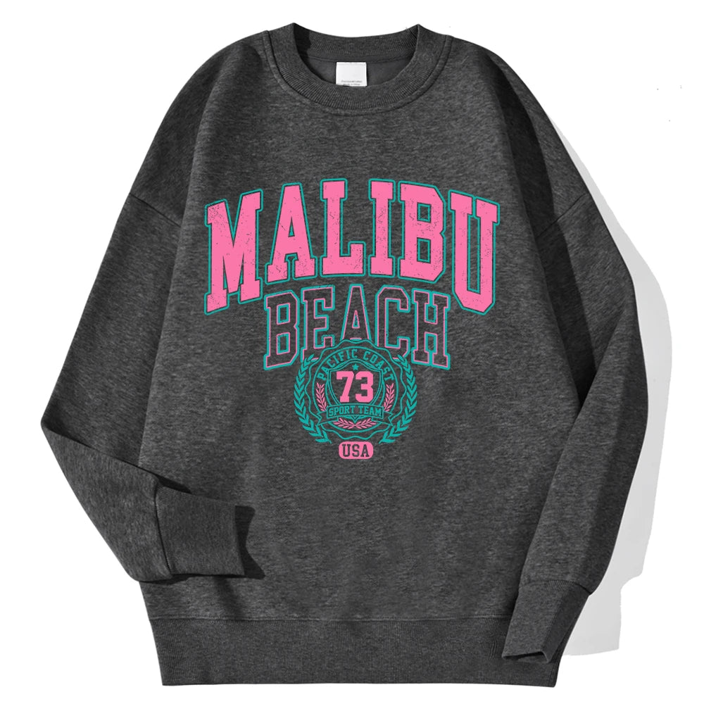 New York/ California/ Malibu Letter Sweatshirts