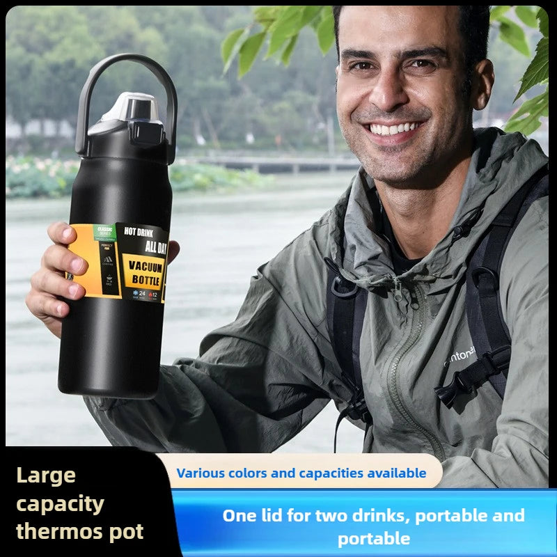 Portable 304 Stainless Steel Thermal Mug Tumbler
