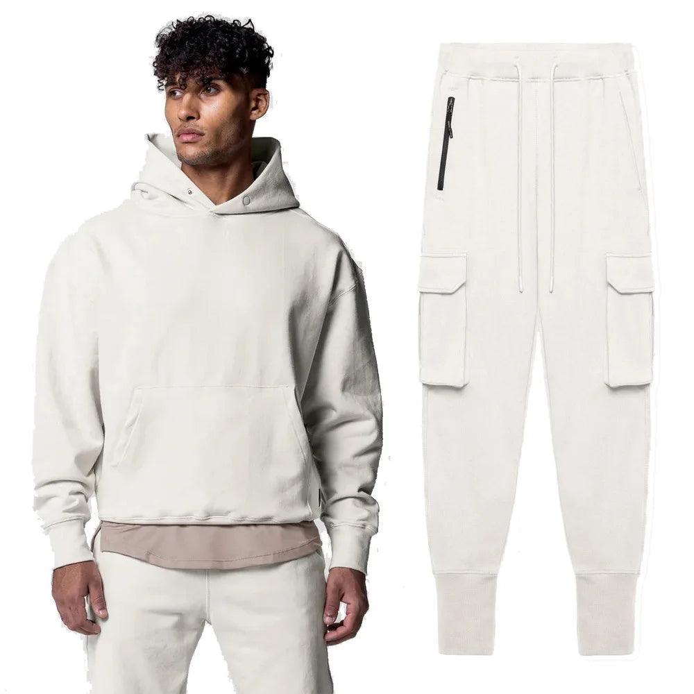 Hooded tracksuit set