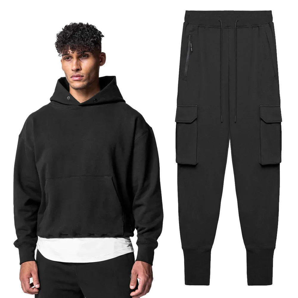 Hooded tracksuit set