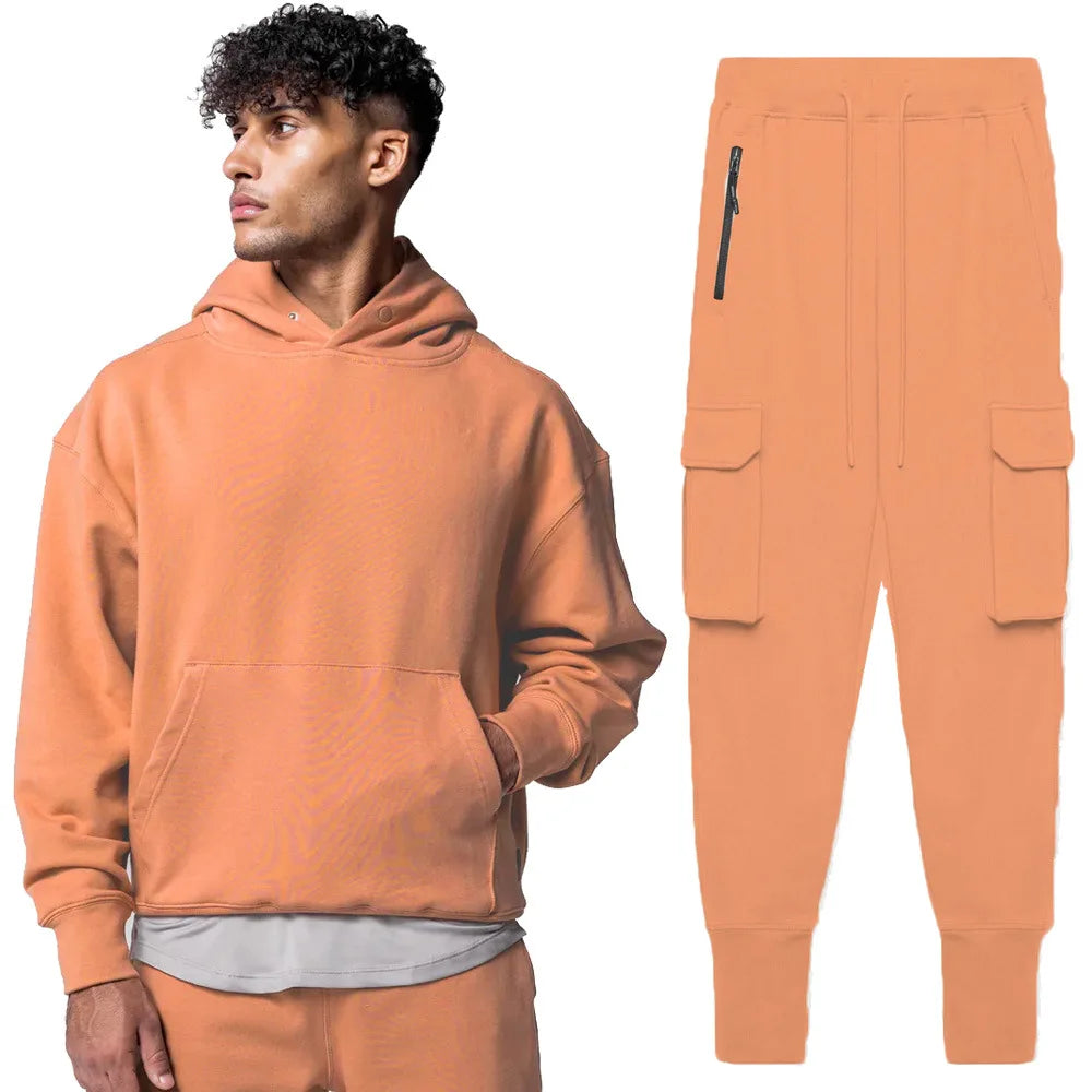 Hooded tracksuit set