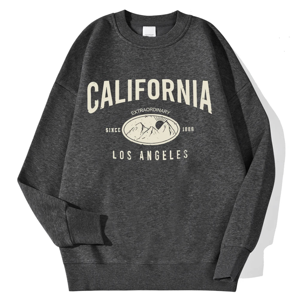 New York/ California/ Malibu Letter Sweatshirts