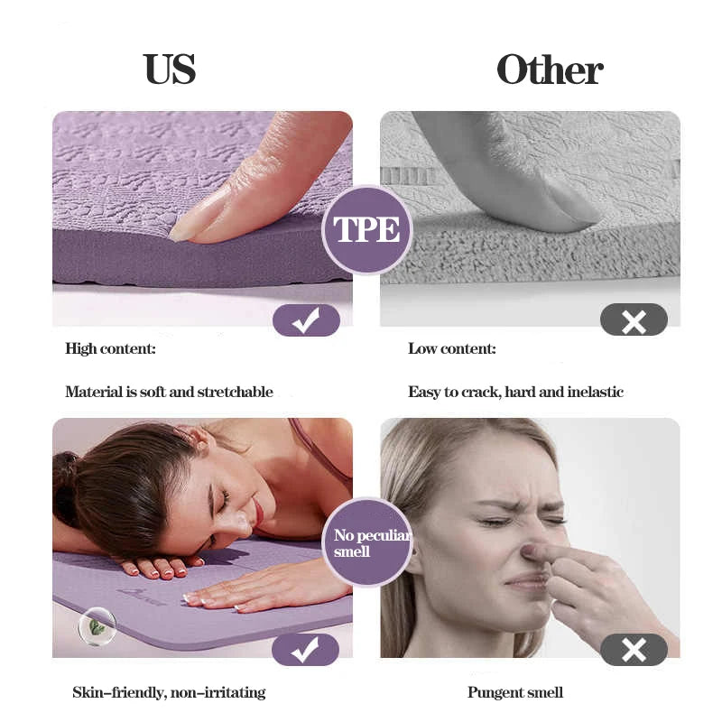 183cm*61cm Yoga Mat Non Slip