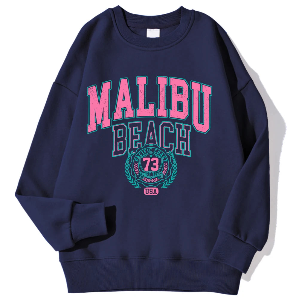 New York/ California/ Malibu Letter Sweatshirts