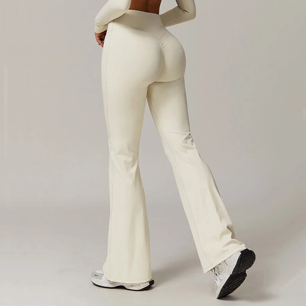 High Waist Wide Leg Pants Leggings