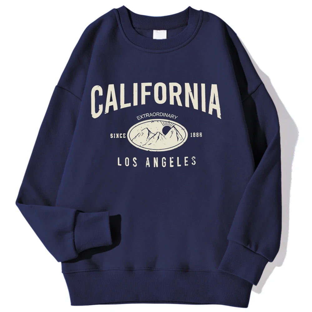 New York/ California/ Malibu Letter Sweatshirts