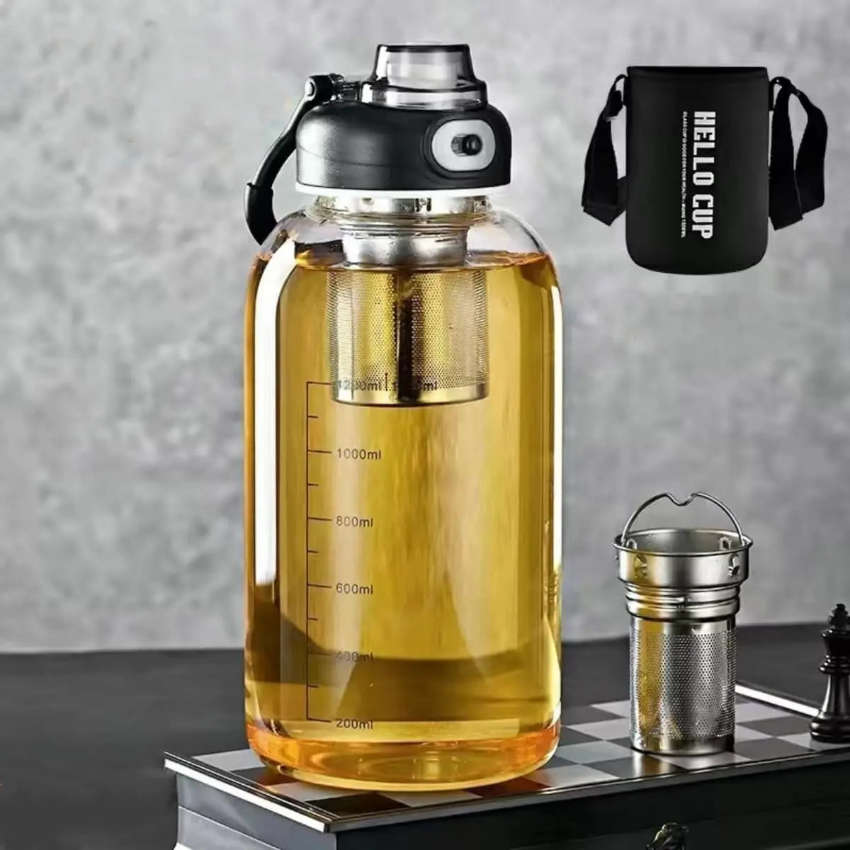 Glass Tumbler with Infuser