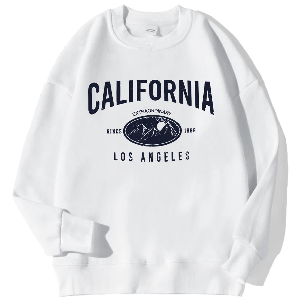 New York/ California/ Malibu Letter Sweatshirts