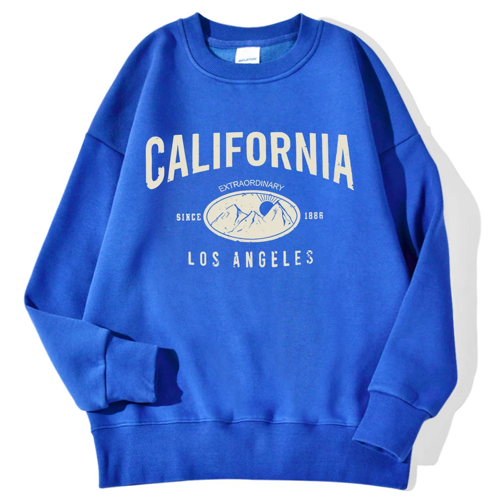 New York/ California/ Malibu Letter Sweatshirts