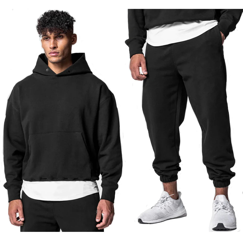 Hooded tracksuit set