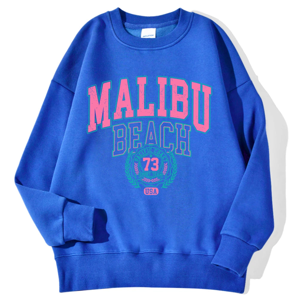 New York/ California/ Malibu Letter Sweatshirts