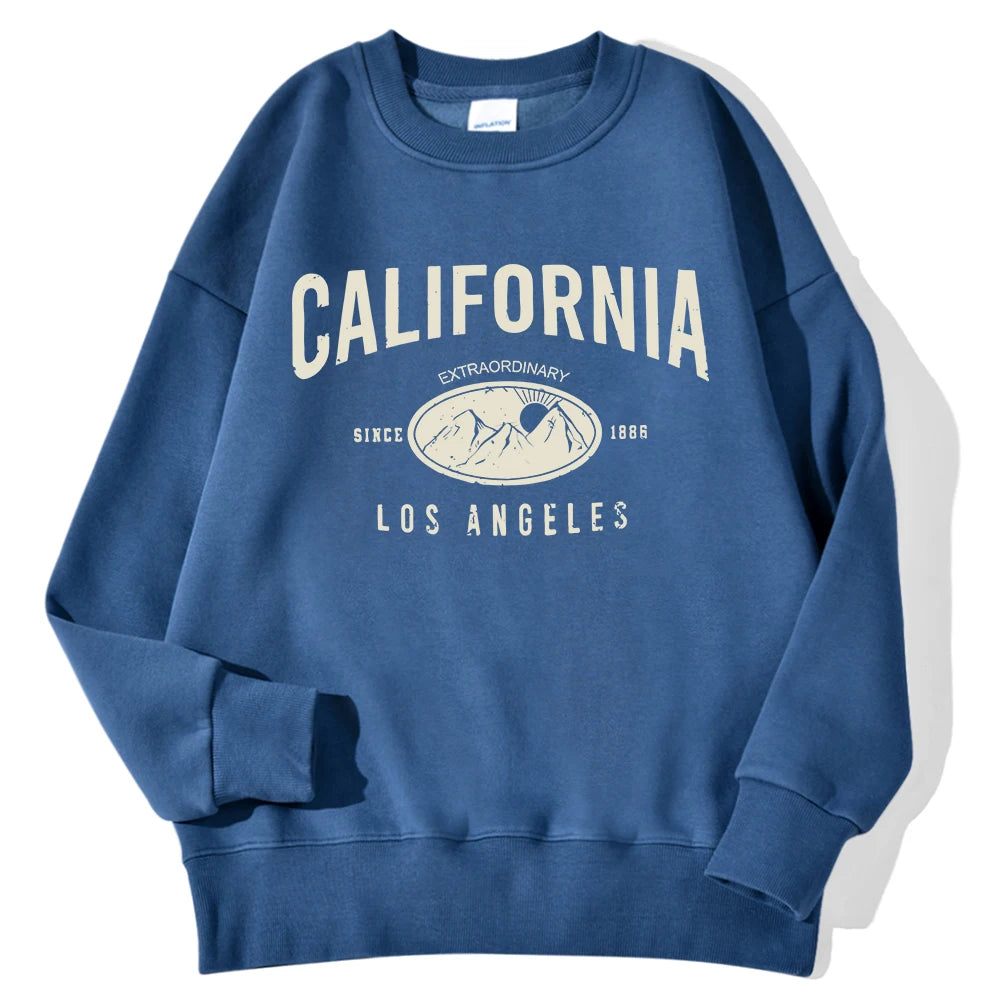 New York/ California/ Malibu Letter Sweatshirts