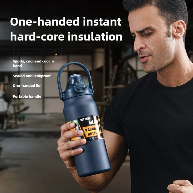 Portable 304 Stainless Steel Thermal Mug Tumbler