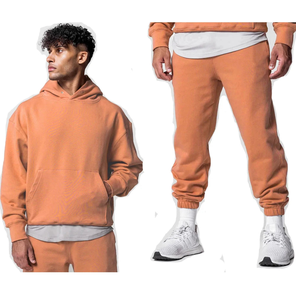 Hooded tracksuit set
