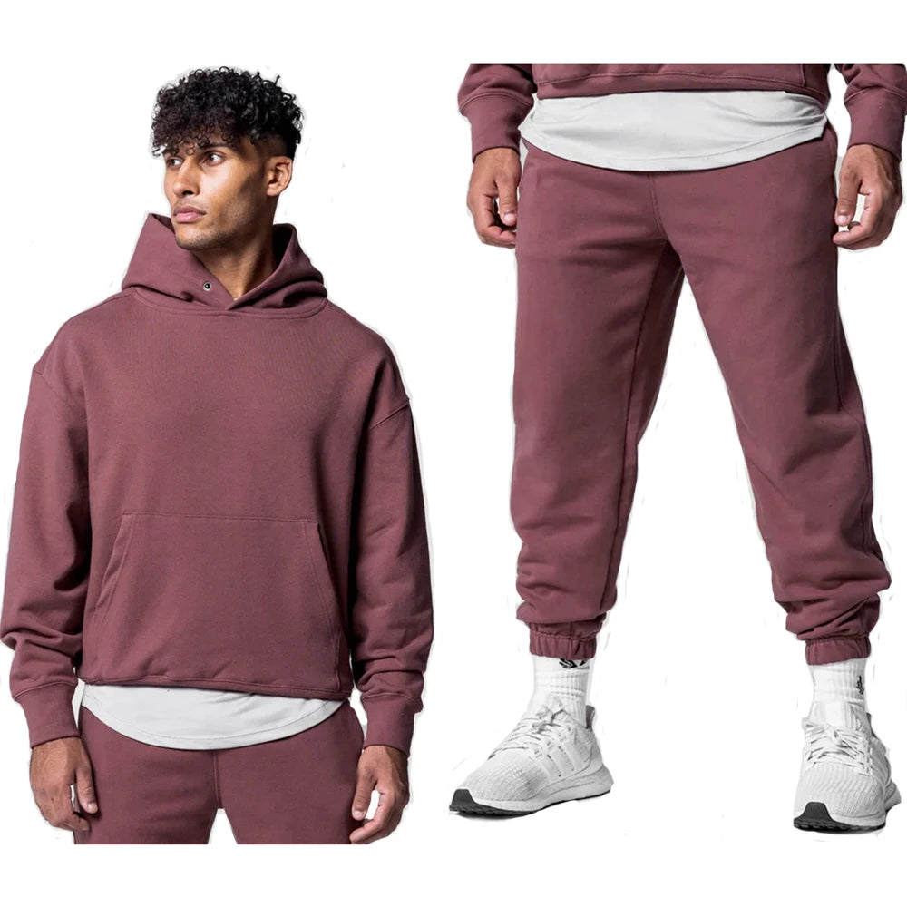 Hooded tracksuit set
