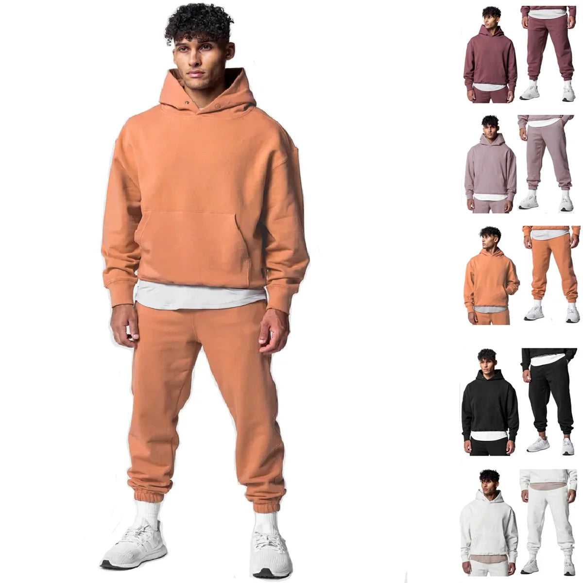 Hooded tracksuit set