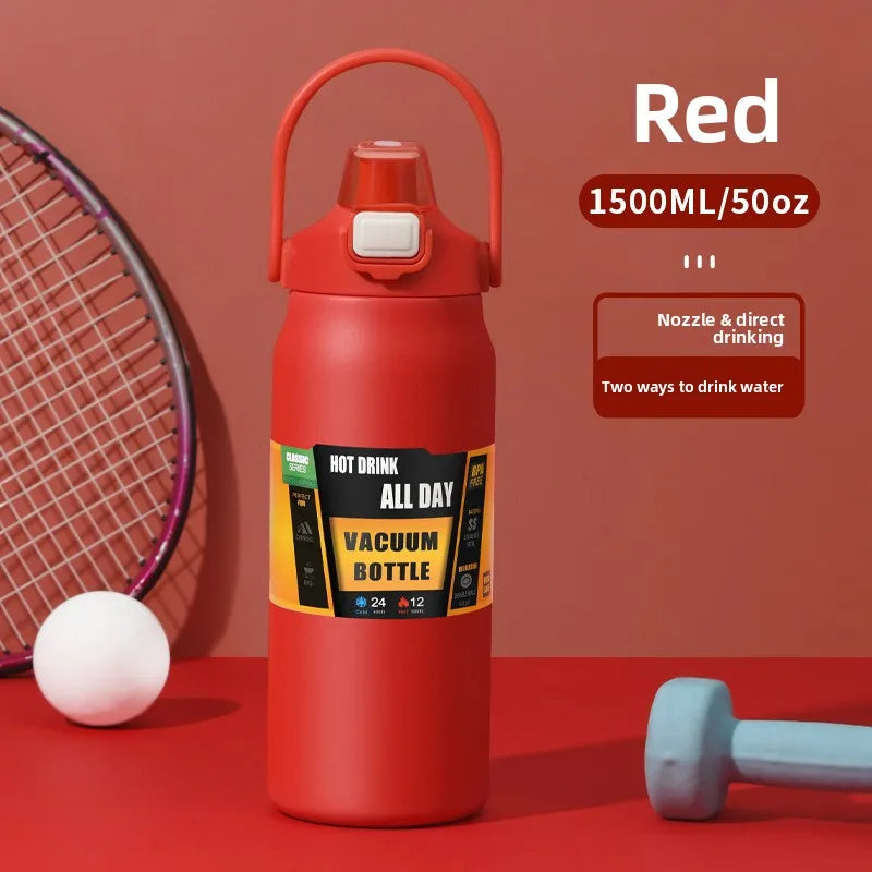 Portable 304 Stainless Steel Thermal Mug Tumbler