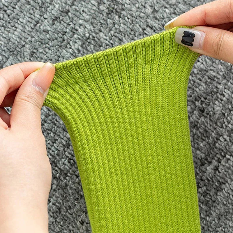 Mid-calf socks