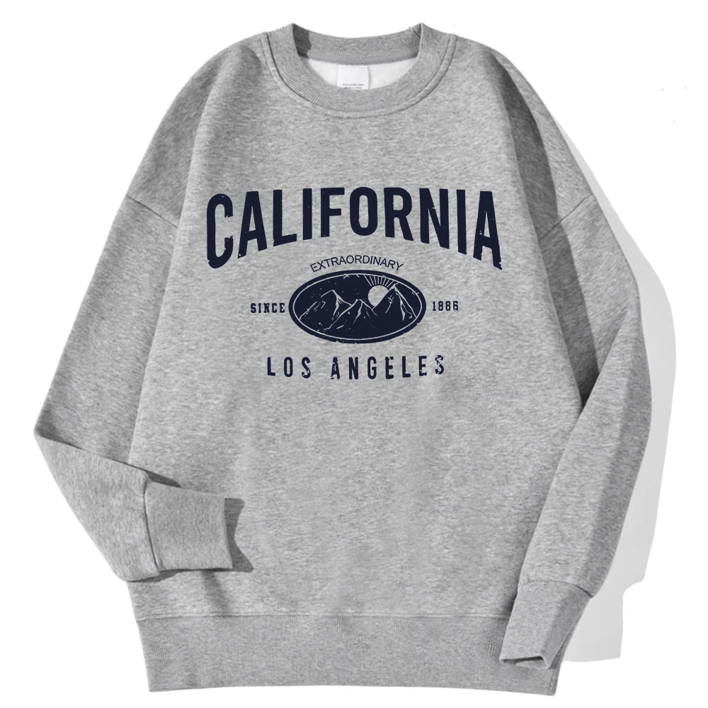 New York/ California/ Malibu Letter Sweatshirts