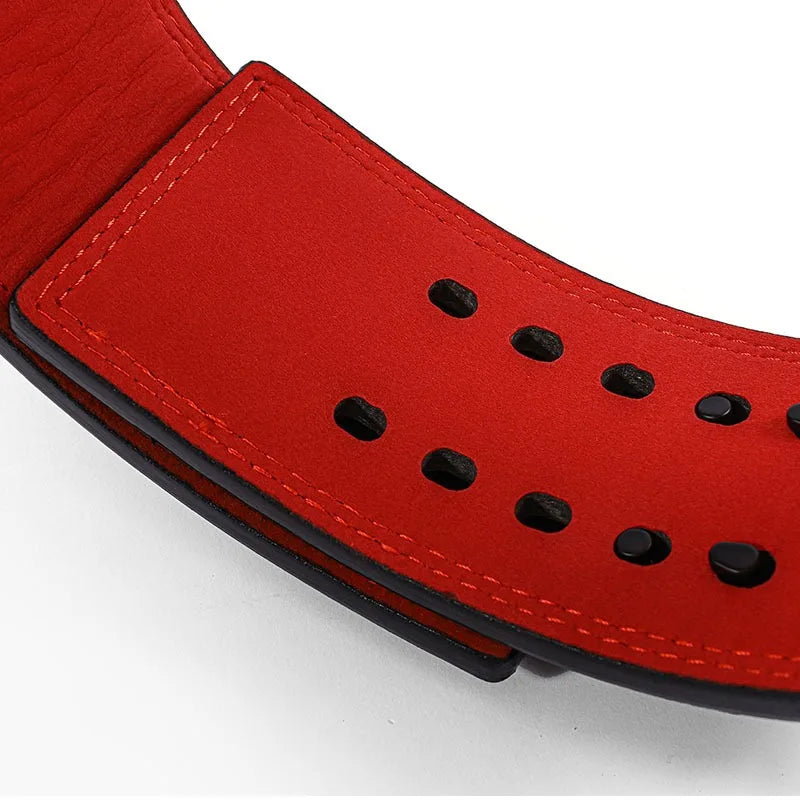 Soft Leather Fitness Waist Belt